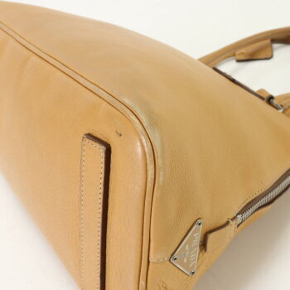 Prada Boston bag Camel Tan leather - Picture 9 of 14